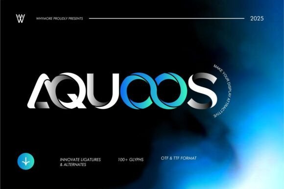 Aquoos: A Futuristic Sans Serif Font for Modern Web Design