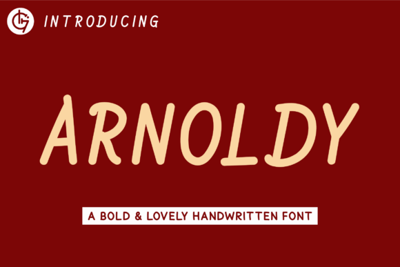 Arnoldy: A Handwritten Font for Professional Branding