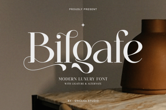 Bilgafe Font for Modern Luxury Campaigns