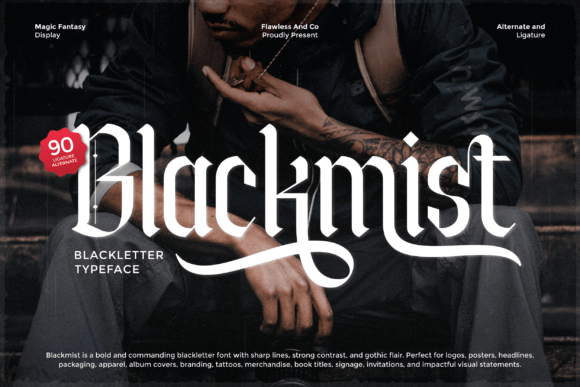 Blackmist Font for Professional Branding