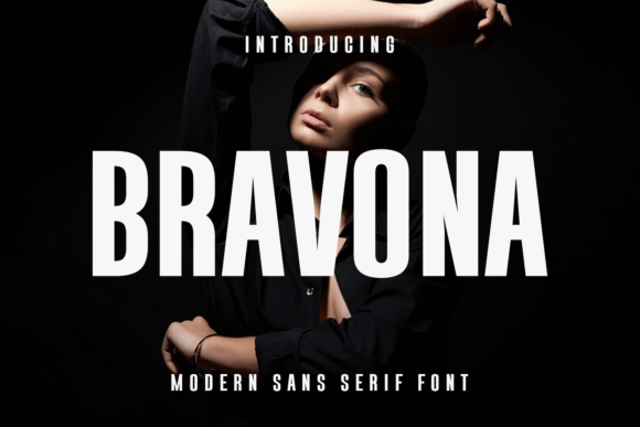 Bravona Bold Font for Modern Editorial Design
