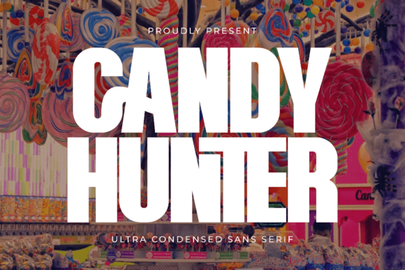 Candy Hunter Font for Handmade Creations