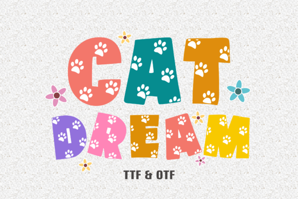 Cat Dream: A Playful Typeface for Editorial Design