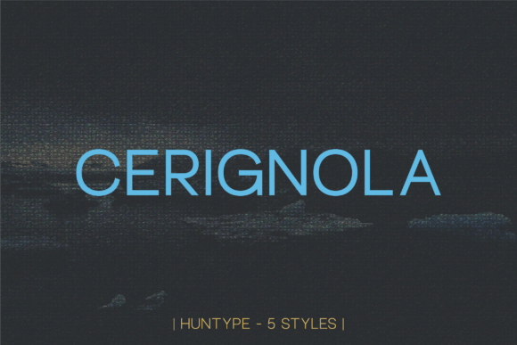 Cerignola Font for Handmade and Commercial Projects