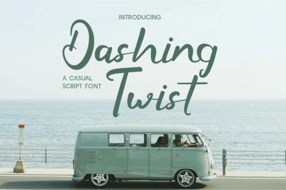 Dashing Twist: A Casual Script Font for Modern Branding