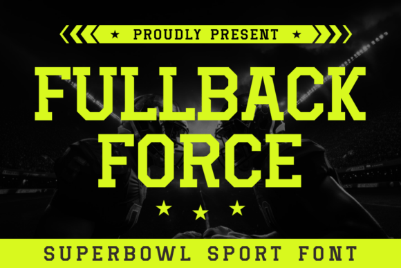 Fullback Force Font for Bold Web Design