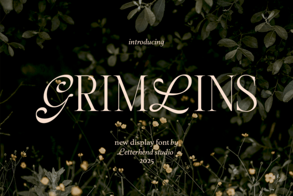 Grimlins: A Luxurious Serif Font for Branding Projects