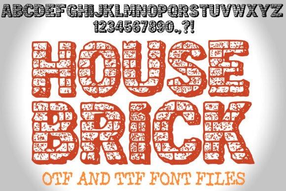 House Brick Font for Strong Brand Identity