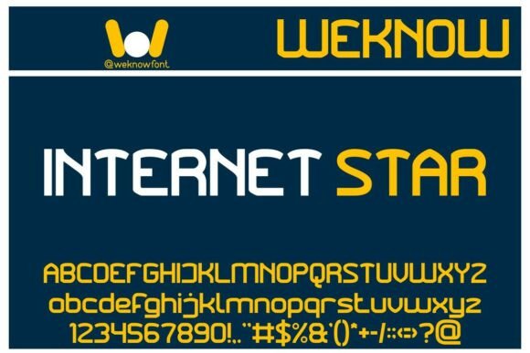 Internet Star: A Modern Font for Digital Campaigns