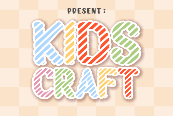 Kids Craft Font for Eye-Catching Campaigns