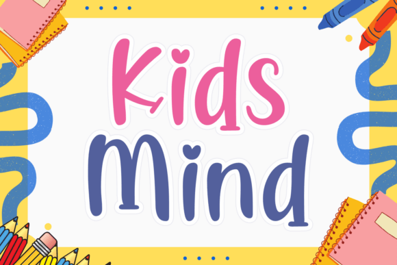 Kids Mind Font for Editorial Design
