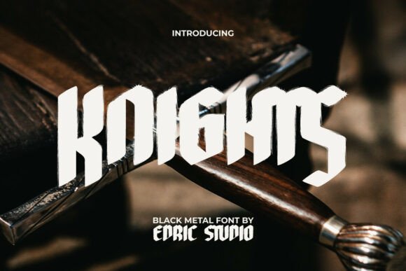 Knights Blackletter Font for Bold Branding