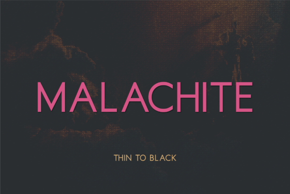 Malachite: A Modern Sans Serif Font for Web Design