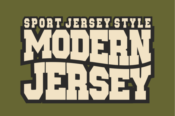 Modern Jersey Font for High-Impact Campaigns