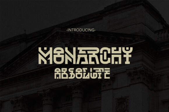 Monarchy Absolute: A Bold Display Font for Digital Branding