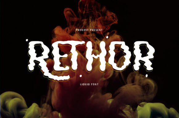 Rethor: A Bouncy Display Font for Modern Editorial Design