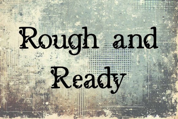 Rough and Ready Serif Font for Editorial Design