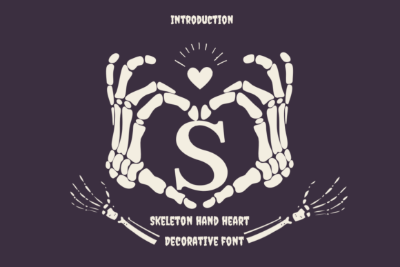 Skeleton Hand Heart Font Review