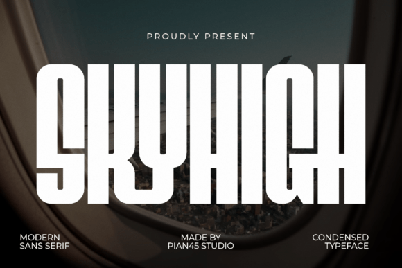 Skyhigh Font for Handmade Projects