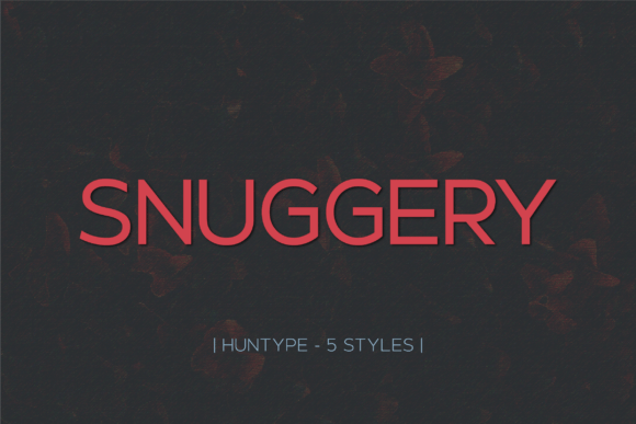 Snuggery: A Modern Sans Serif Font for Editorial Design
