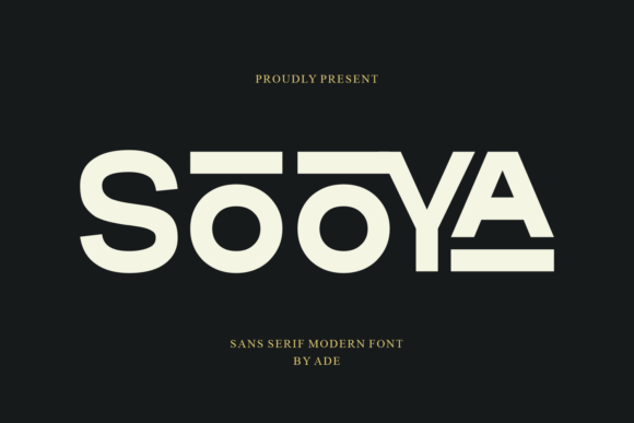 Sooya: A Modern Sans Serif Font for Stronger Brand Communication