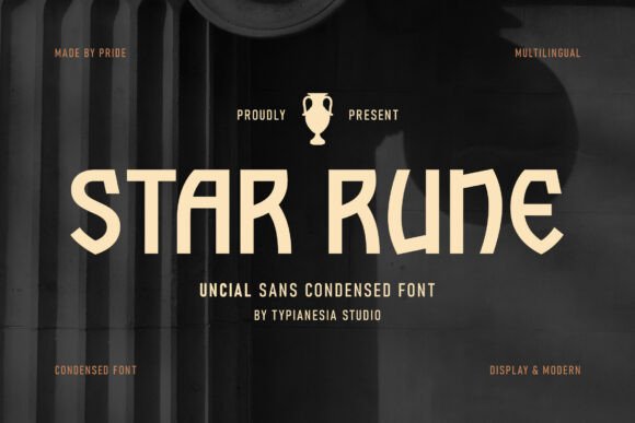 Star Rune: A Bold Sans Serif Font for Modern Marketing