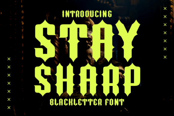 Stay Sharp Font for Bold Editorial Design