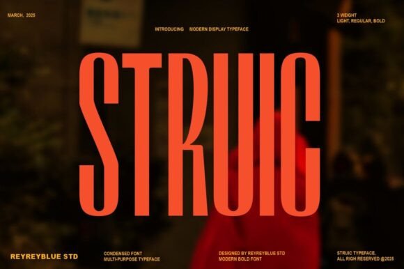 Struic: A Modern Sans Serif Font for Bold Branding