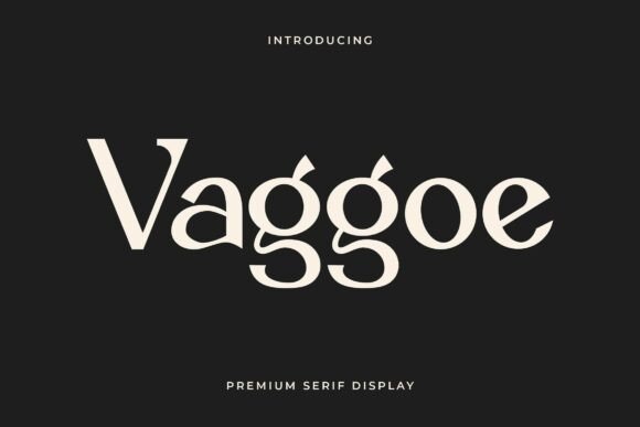 Vaggoe: A Serif Font That Elevates Brand Identity