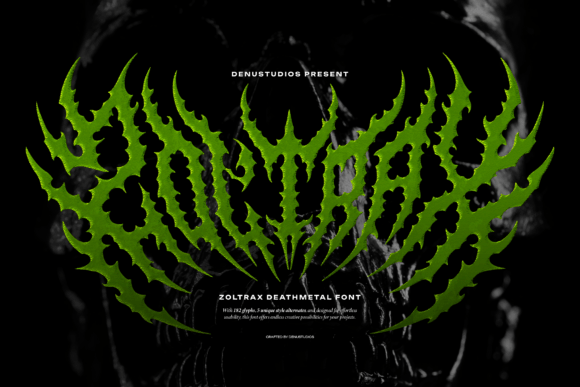 Zoltrax Font Review: Chaos in Typography